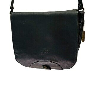 BREE ORIGINAL Soft Leather Black Bag Multi-Pocket Travel Bag from Germany